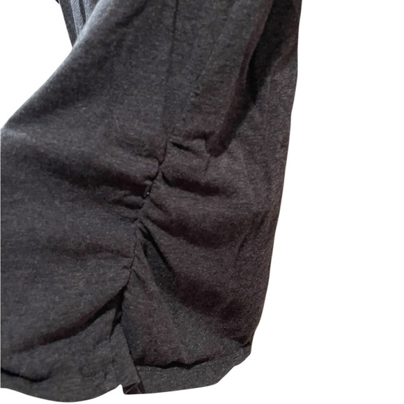 Ambiance Maternity Women’s Top Gray Short Sleeve Shirt Ruched Sides Size: Large - Picture 4 of 6